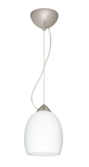 Lucia One Light Pendant in Satin Nickel (74|1KX-169707-LED-SN)