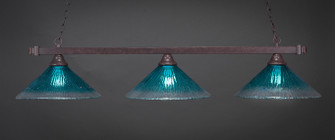 Square Three Light Billiard Bar in Dark Granite (200|803-DG-715)