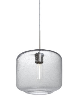 Niles One Light Pendant in Satin Nickel (74|1JT-NILES10CL-EDIL-SN)