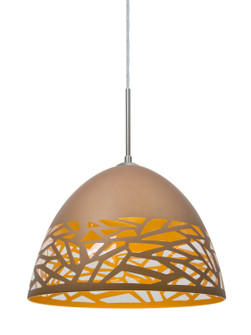 Kiev One Light Pendant in Satin Nickel (74|1JT-KIEVCP-LED-SN)