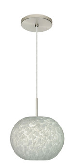 Luna One Light Pendant in Satin Nickel (74|1JT-477619-SN)