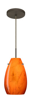 Pera One Light Pendant in Bronze (74|1JT-4126HB-LED-BR)