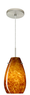 Pera One Light Pendant in Satin Nickel (74|1JT-412618-LED-SN)