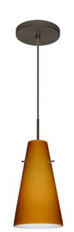 Cierro One Light Pendant in Bronze (74|1JT-412480-LED-BR)