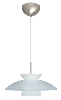 Trilo One Light Pendant in Satin Nickel (74|1JC-451325-LED-SN)