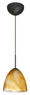 Vila One Light Pendant in Bronze (74|1JC-4470HN-LED-BR)