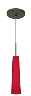 Camino One Light Pendant in Bronze (74|1BT-5674RM-HAL-BR)