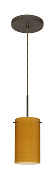 Stilo One Light Pendant in Bronze (74|1BT-4404OK-HAL-BR)