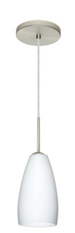 Chrissy One Light Pendant in Satin Nickel (74|1BT-150907-MED-SN)