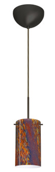 Stilo One Light Pendant in Bronze (74|1BC-4404CE-HAL-BR)