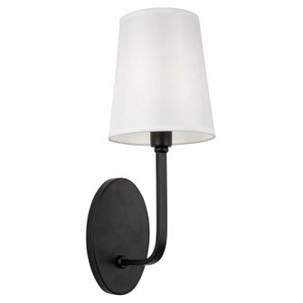 Rhythm One Light Wall Sconce in Black (78|SC13337BK)