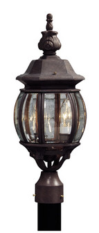 Classico Three Light Outdoor Post Mount in Rust (78|AC8363RU)