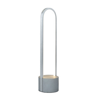 Cortina LED Table Lamp in Brushed Aluminum with Grey Base (78|AC7591BA)