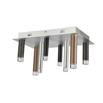 Galiano LED Flush Mount in Black, Copper, Satin Aluminum (78|AC7087MU)