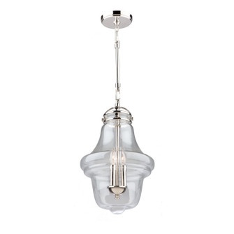 Alexandria Three Light Pendant in Polished Nickel (78|AC11283PN)