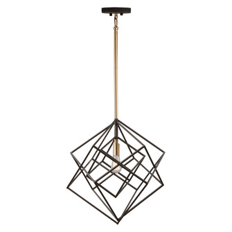 Artistry One Light Pendant in Matte Black & Harvest Brass (78|AC11111)