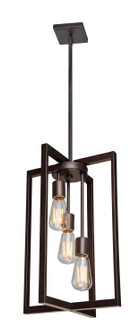 Gastown Three Light Chandelier in Oil Rubbed Bronze (78|AC10413)