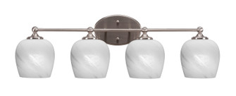 Capri Four Light Bathroom Lighting in Brushed Nickel (200|5914-BN-4811)