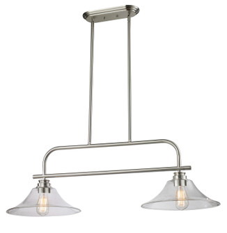 Annora Two Light Billiard in Brushed Nickel (224|428-2B-BN)