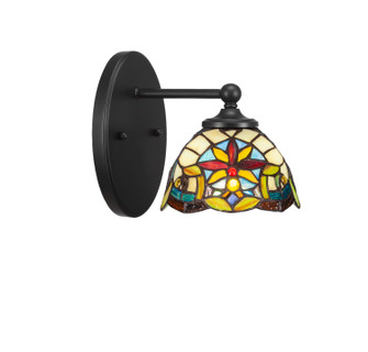 Capri One Light Wall Sconce in Matte Black (200|5911-MB-9365)