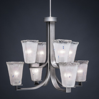 Apollo Eight Light Chandelier in Graphite (200|578-GP-631)