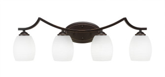 Zilo Four Light Bath Bar in Dark Granite (200|554-DG-615)