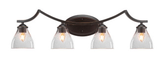 Zilo Four Light Bathroom in Dark Granite (200|554-DG-4760)