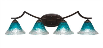 Zilo Four Light Bath Bar in Dark Granite (200|554-DG-458)