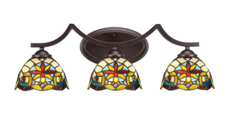 Zilo Three Light Bathroom Lighting in Dark Granite (200|553-DG-9365)