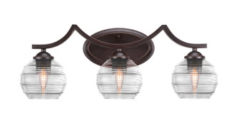 Zilo Three Light Bathroom Lighting in Dark Granite (200|553-DG-5110)