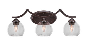 Zilo Three Light Bathroom Lighting in Dark Granite (200|553-DG-4100)