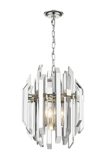 Bova Four Light Chandelier in Polished Nickel (224|4006-4PN)