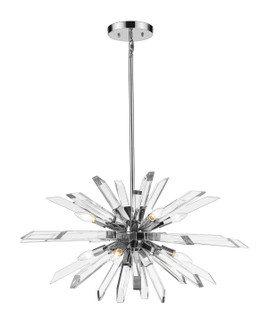 Burst Eight Light Chandelier in Chrome (224|4003-8L-CH)