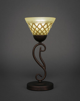 Olde Iron One Light Mini Table Lamp in Bronze (200|44-BRZ-7185)