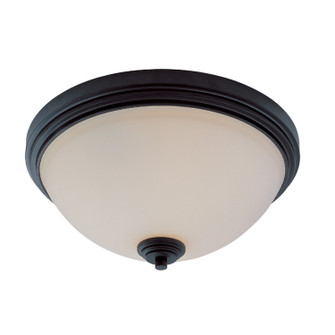 Chelsey Three Light Flush Mount in Bronze (224|314F3-BRZ)