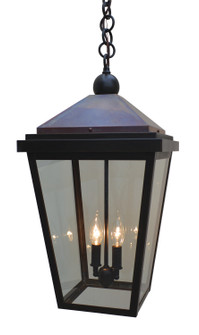 Lancaster Two Light Pendant in Bronze w/ Raw Copper (37|LAH-12CLR-BZ/RC)