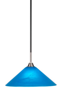 Paramount One Light Pendant in Matte Black & Brushed Nickel (200|3401-MBBN-415)