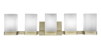 Nouvelle Five Light Bathroom Lighting in New Age Brass (200|3125-NAB-531)