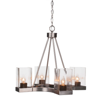 Nouvelle Four Light Chandelier in Graphite (200|3024-GP-530)