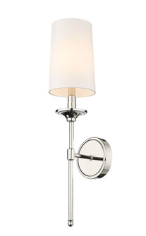 Emily One Light Wall Sconce in Polished Nickel (224|3033-1S-PN)