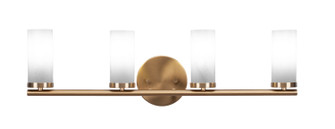 Trinity Four Light Bath Bar in New Age Brass (200|2814-NAB-811B)