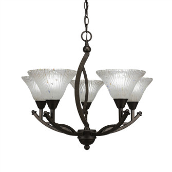 Bow Five Light Chandelier in Bronze (200|275-BRZ-751)