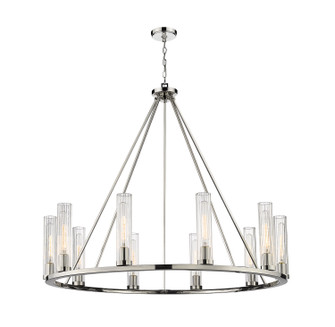 Beau Ten Light Chandelier in Polished Nickel (224|3031-10PN)