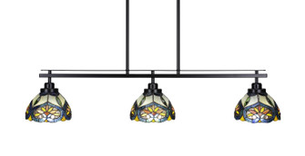 Odyssey Three Light Island Pendant in Matte Black (200|2636-MB-9365)