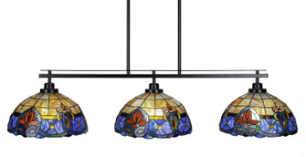 Odyssey Three Light Island Pendant in Matte Black (200|2636-MB-9359)