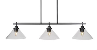Odyssey Three Light Island Pendant in Matte Black (200|2636-MB-304)