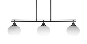 Odyssey Three Light Island Pendant in Matte Black (200|2636-MB-212)