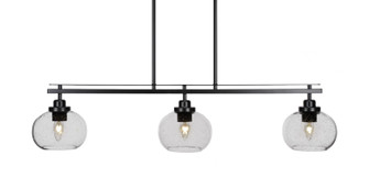 Odyssey Three Light Island Pendant in Matte Black (200|2636-MB-202)