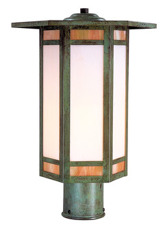 Etoile One Light Post Mount in Verdigris Patina (37|ETP-11GWC-VP)