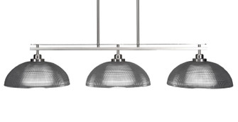 Odyssey Three Light Island Pendant in Brushed Nickel (200|2636-BN-540)